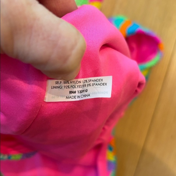 Show Me Your Mumu Bathing Suit Colorful Laguna Contour Scrunch Size NWOT Small - Picture 6 of 6